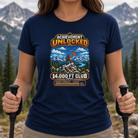 Load image into Gallery viewer, Women’s Achievement Unlocked 14,000 FT Club Hiking T-Shirt