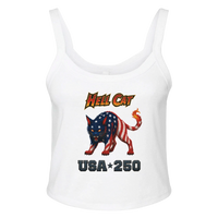 Load image into Gallery viewer, Hell Cat USA 250 Women's Tank in White – product photo